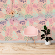Tropical Pink Floral Wallpaper