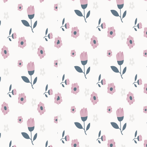 Delicate Pink Floral Wallpaper