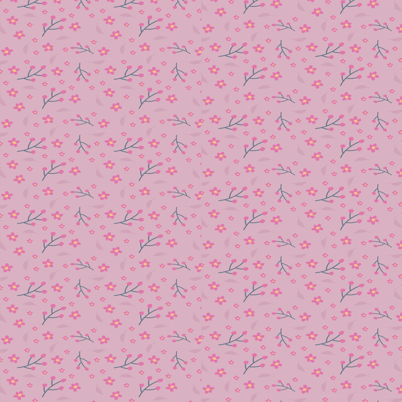 Pink Floral Wallpaper
