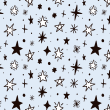 Youthful Lilac Star Wallpaper