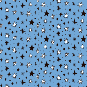 Youthful Blue Star Wallpaper