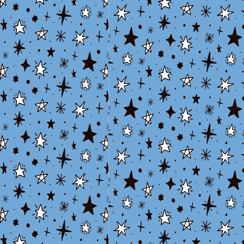 Youthful Blue Star Wallpaper
