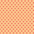Youthful Wallpaper Orange Hearts