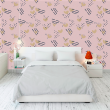Youthful Wallpaper Abstract Hearts Pink