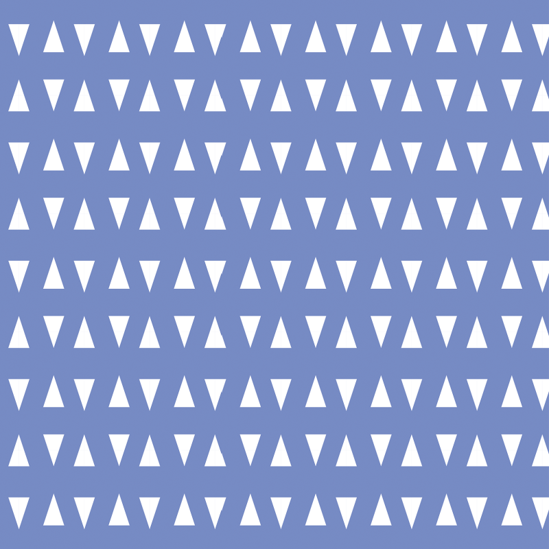 Papier peint géométrique triangulaire bleu