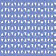 Blue Triangular Geometric Wallpaper