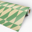 Papier Peint Géométrique Vert