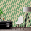 Papier Peint Géométrique Vert