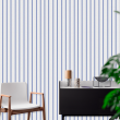 Blue Vertical Striped Wallpaper