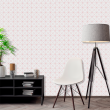 Red and White Geometric Wallpaper
