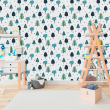 Children's Wallpaper Blue Forest
