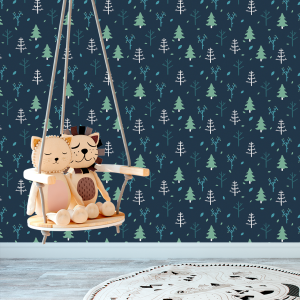 Papier peint enfant Forêt...