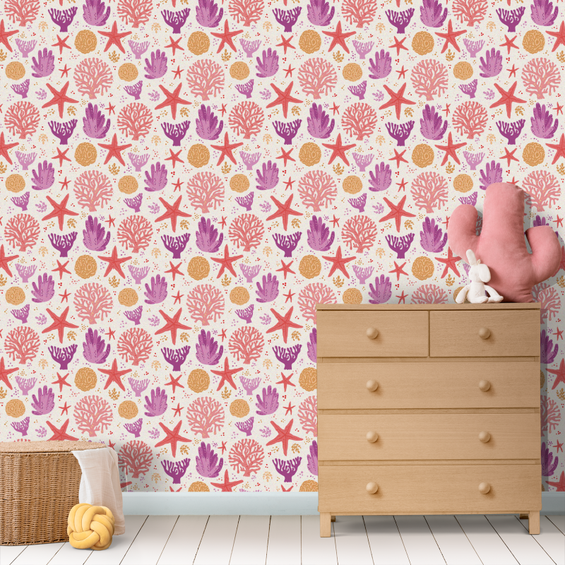 Children's Wallpaper Little Sea Things