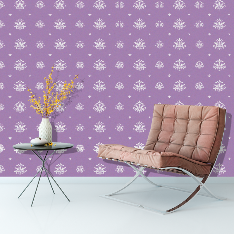 Victorian Purple Wallpaper